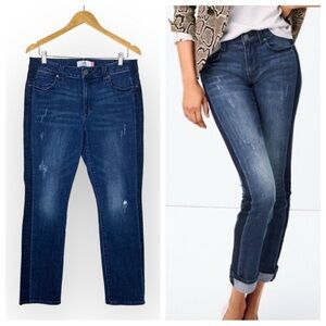 CAbi #3750 Tuxedo Straight High Rise Jeans size 10